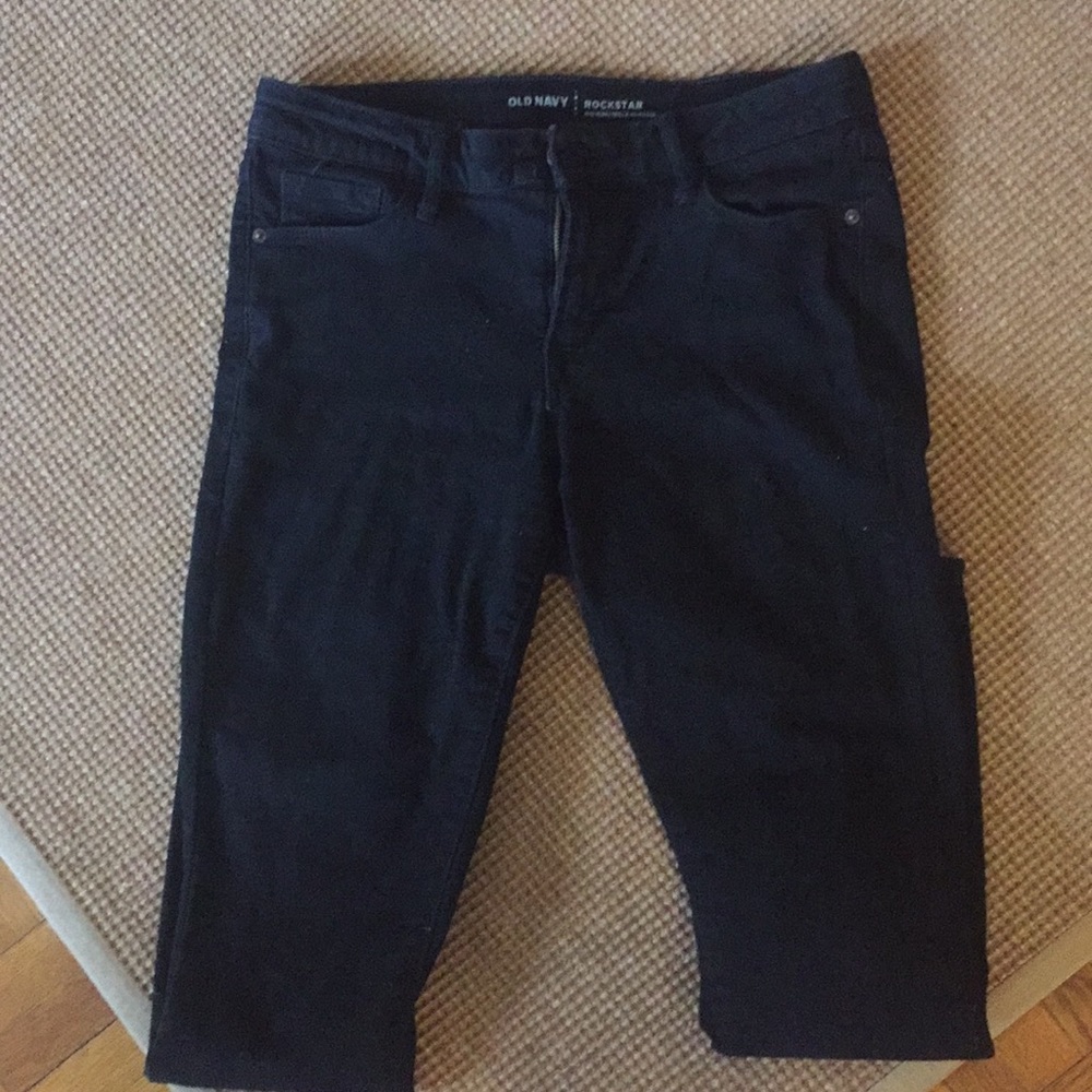 Old navy rockstar mid size skinny jeans size 10